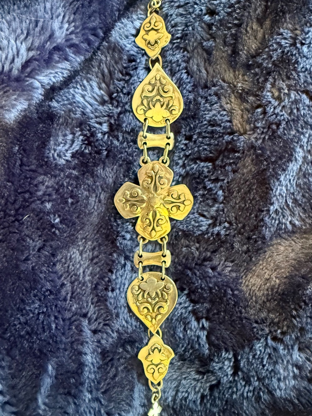 Silpada Gold-Tone Ornate Link Bracelet